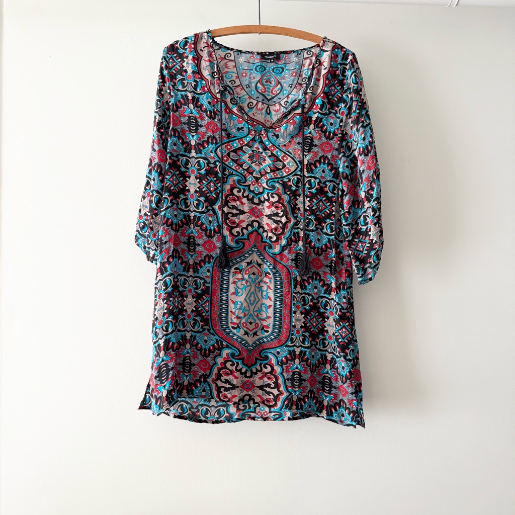 Anthropologie Tolani Silk Tunic M